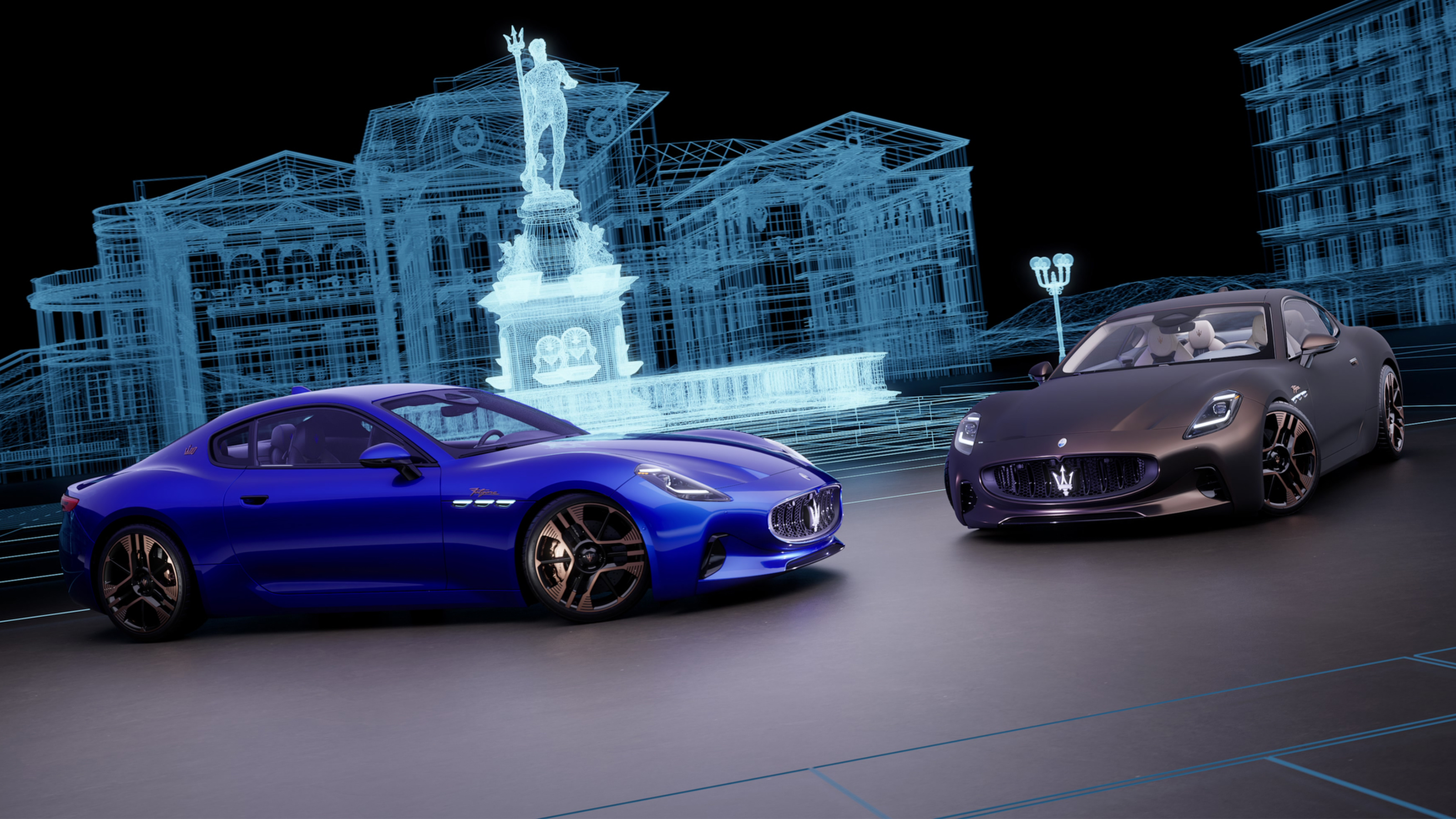 Maserati GranTurismo 110 Anniversario Blu Inchiostro and Rame Folgore
