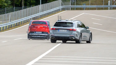 Mercedes brake testing
