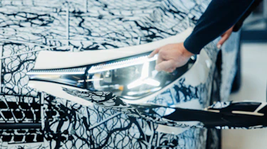 New Mercedes CLA - front headlight