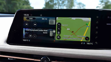 Nissan Ariya - sat-nav screen
