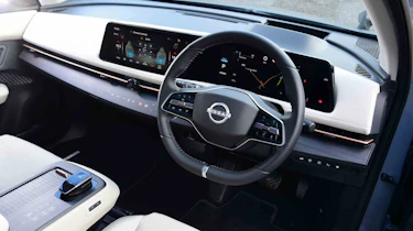 Nissan Ariya - dashboard from side