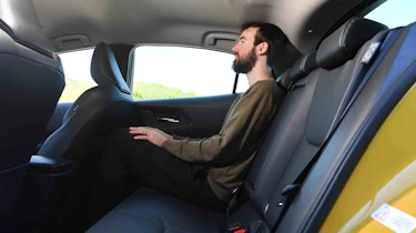 Toyota Prius - rear seats with Special contributor, Sam Naylor