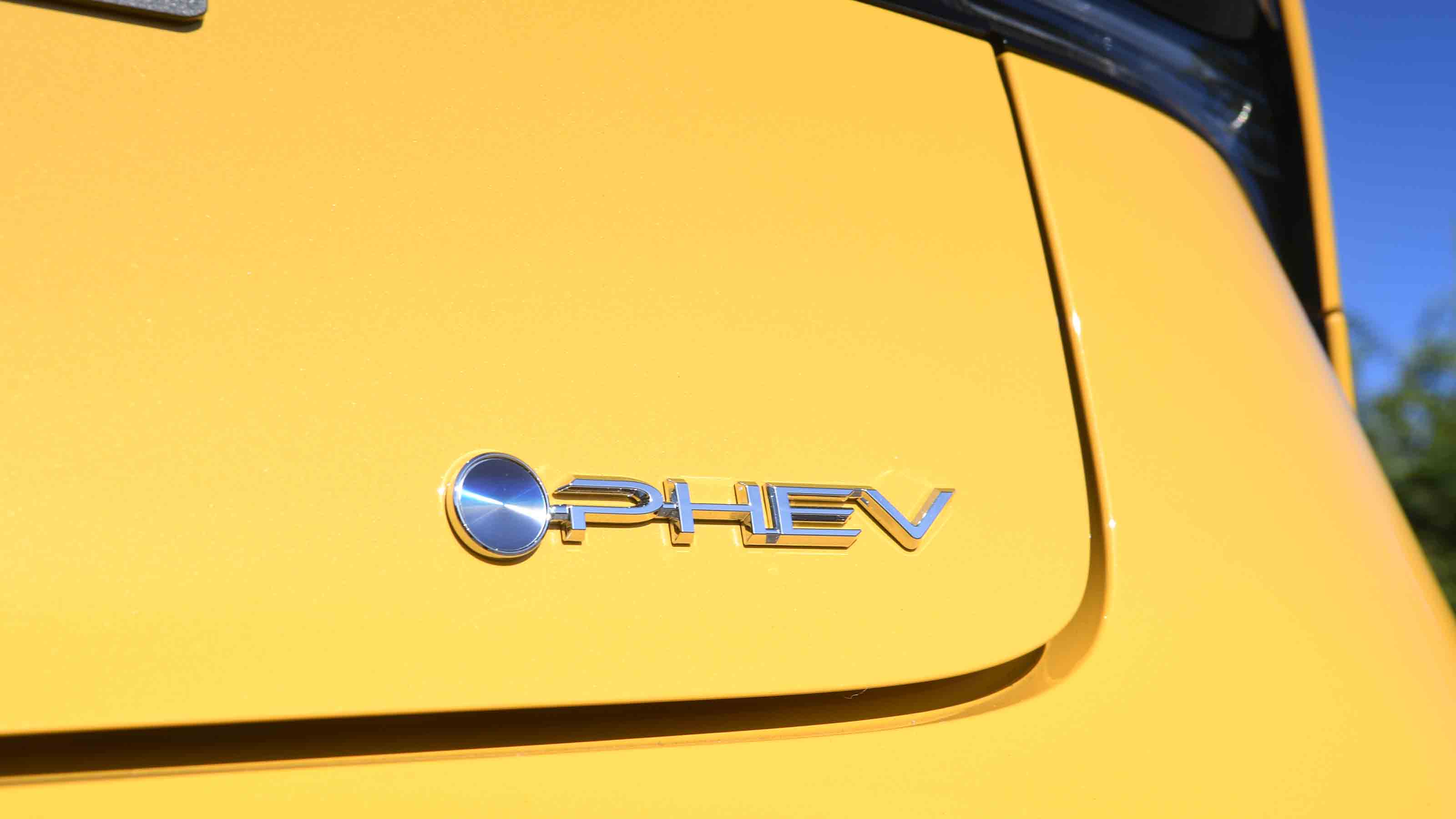 Toyota Prius - 'PHEV' badge detail