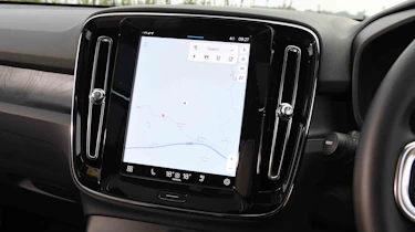 Volvo EX40 - sat-nav screen