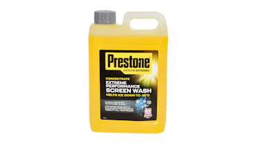 Winter car checklist - screenwash