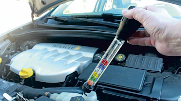 Winter car checklist - anti-freeze tester