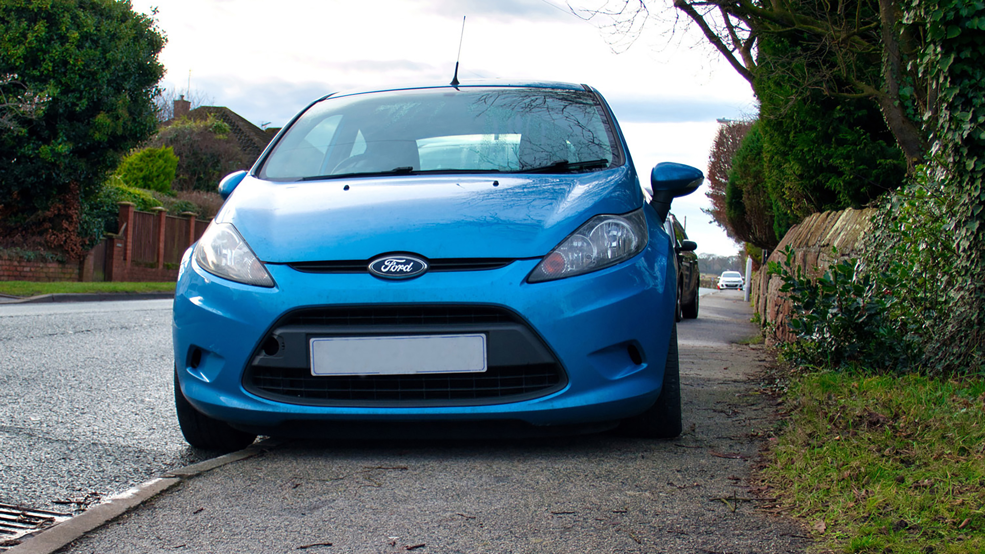 Ford Fiesta parked on pavement