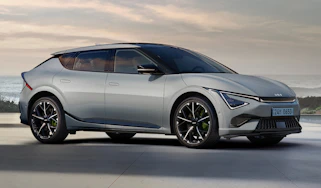 2025 Kia EV6 GT - static front 3/4