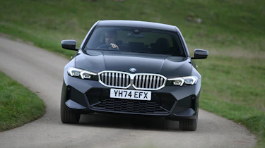 BMW 330e - front cornering