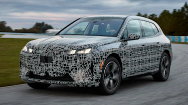 BMW iX prototype - front action