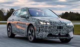 BMW iX prototype - front