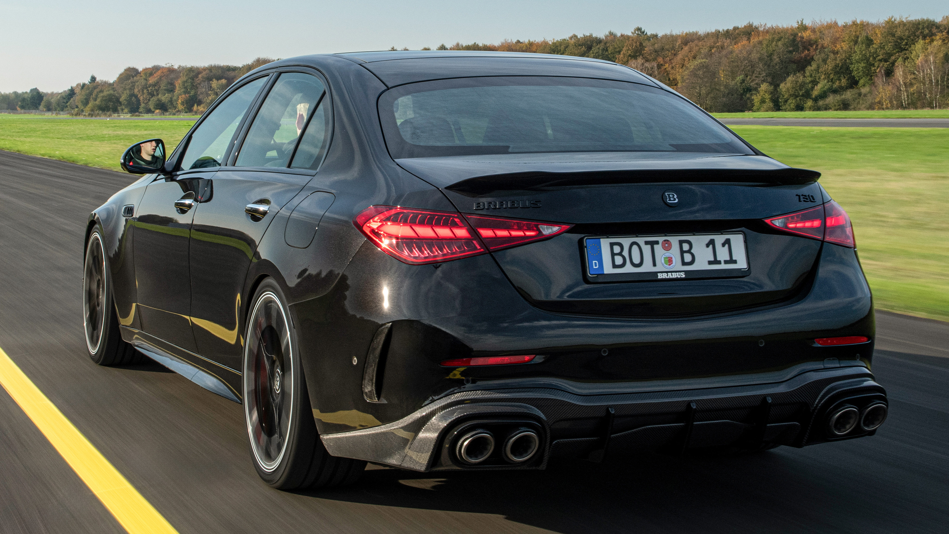 BRABUS 730 C63 - dynamic rear 3/4