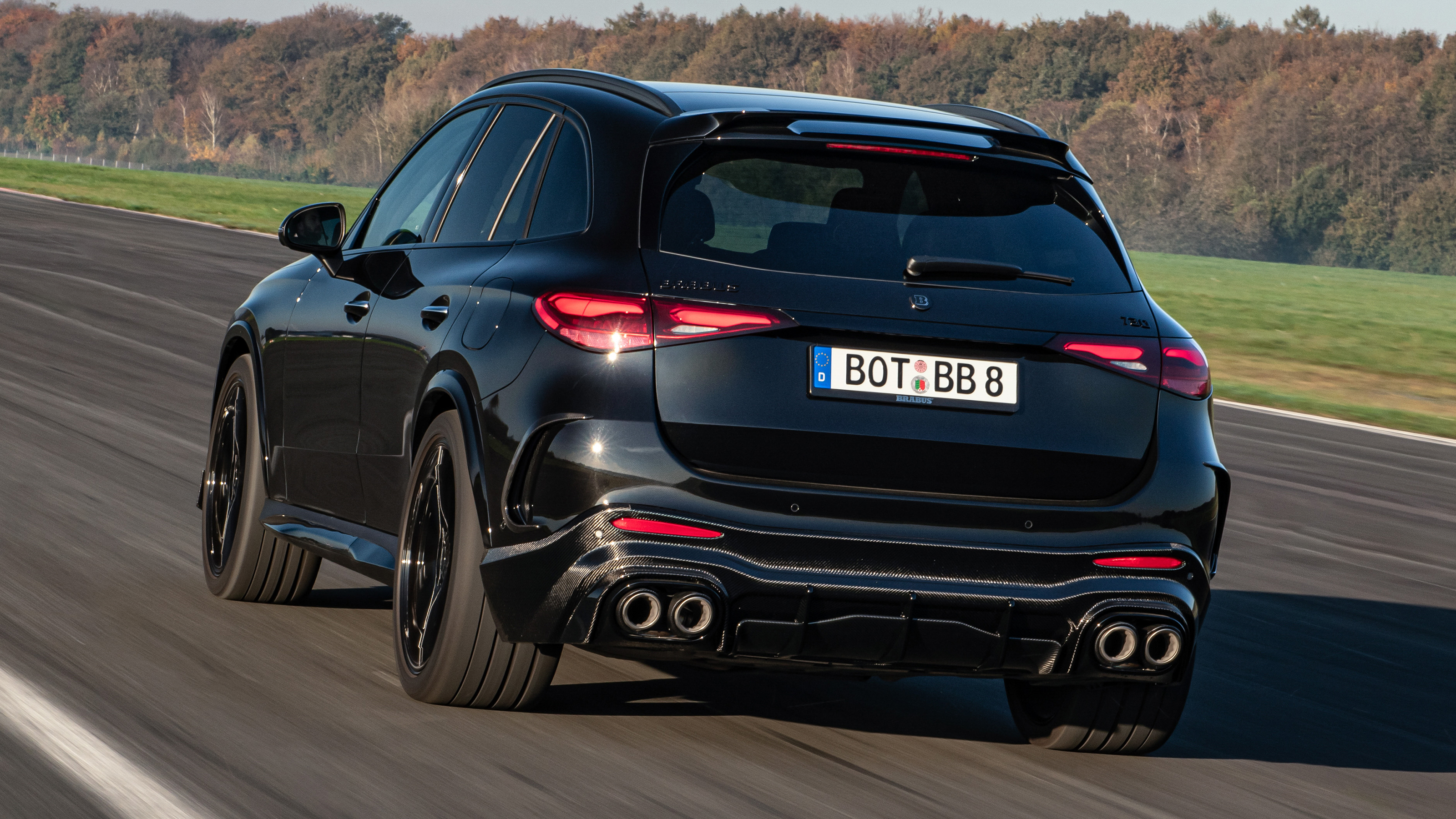 BRABUS 730 GLC - dynamic rear 3/4