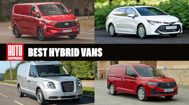 Best hybrid vans - header image