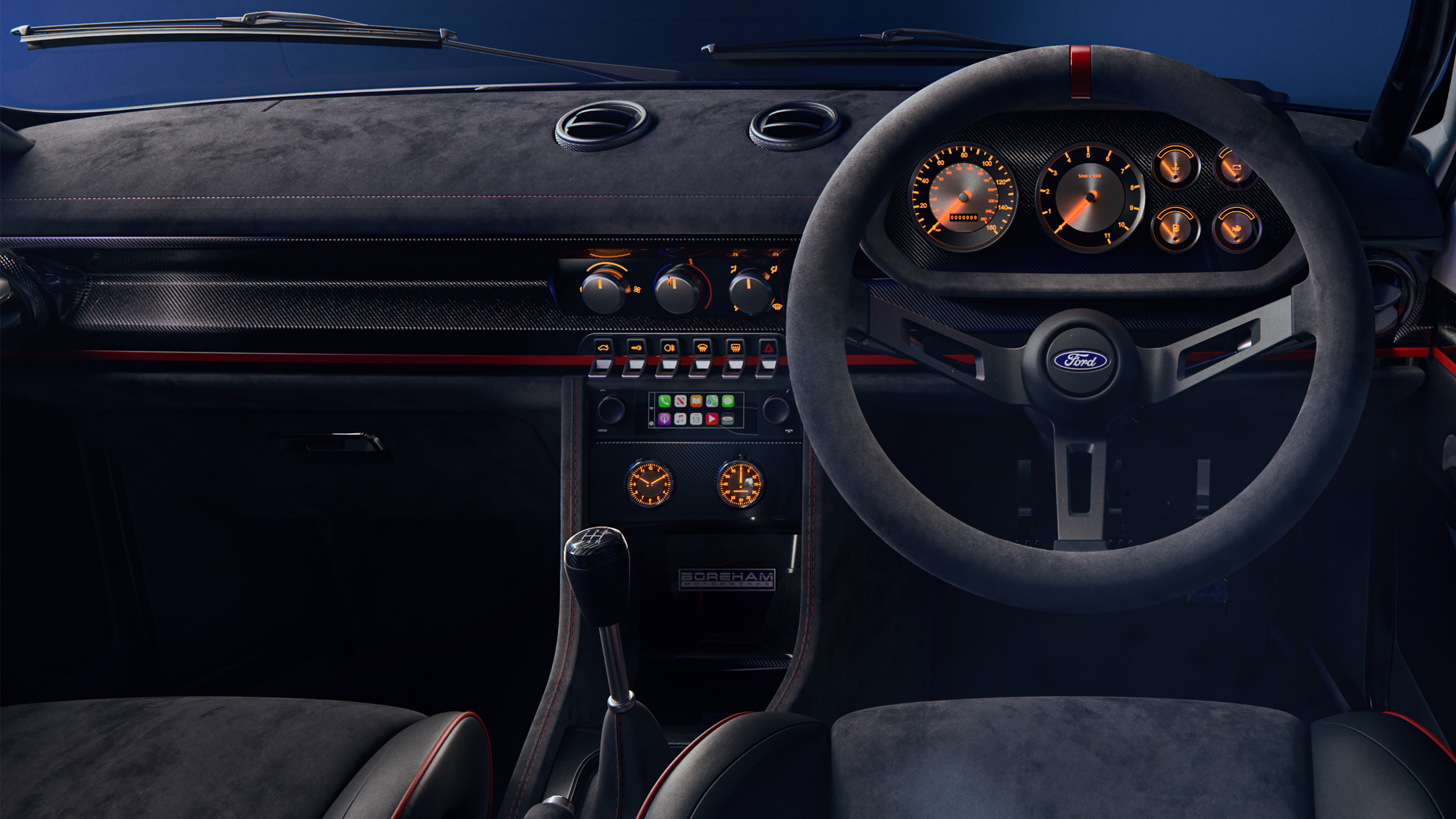 Boreham Motorworks Continumod Ford Escort Mk1 RS - dashboard