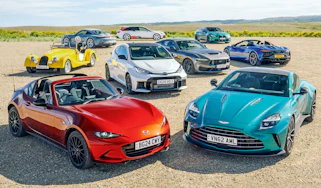 Selection of performance cars