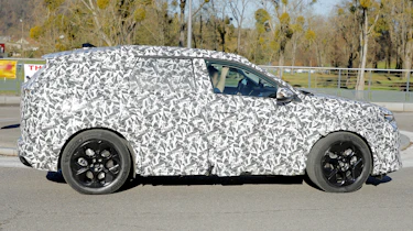 New Citroen C5 Aircross spy shots - side profile