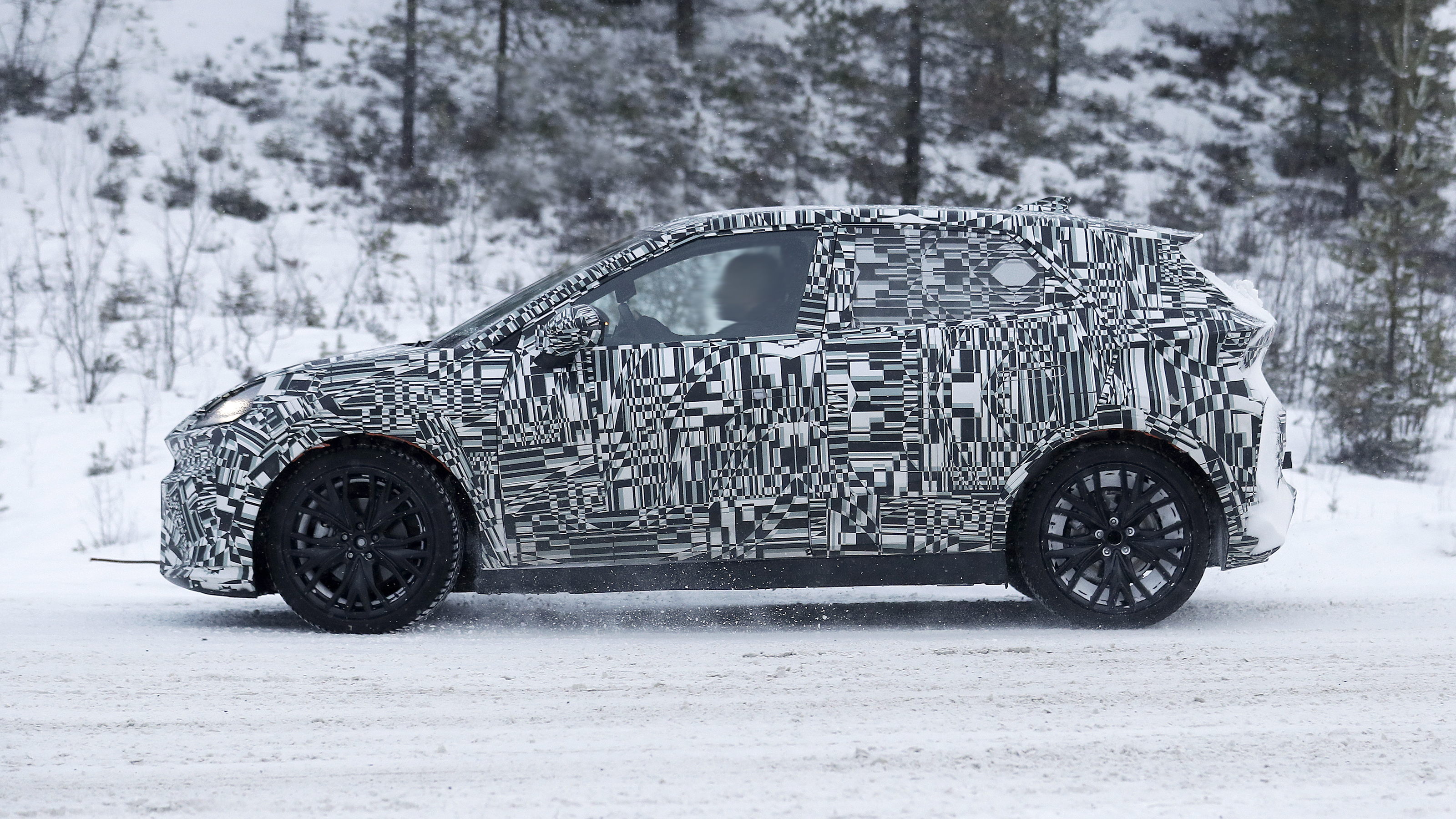 Cupra Raval (camouflaged) - side