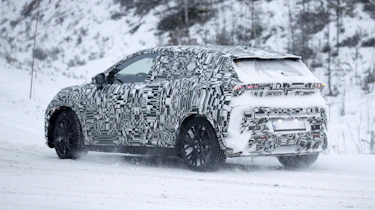 Cupra Raval (camouflaged) - rear 3/4