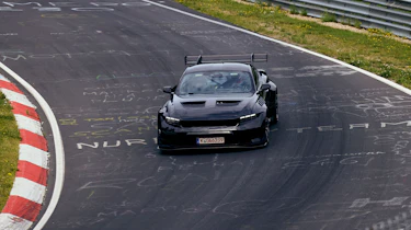Ford Mustang GTD on Nurburgring - front cornering