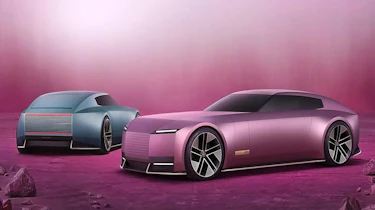 Jaguar GT concept - pink blue