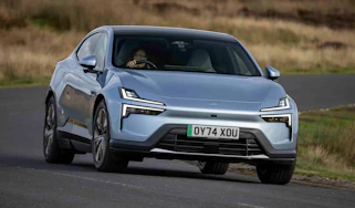 Polestar 4 - front cornering, left