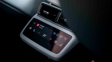 Polestar 4 Coupe - rear climate control screen