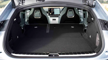 Polestar 4 Coupe - boot, seats folded