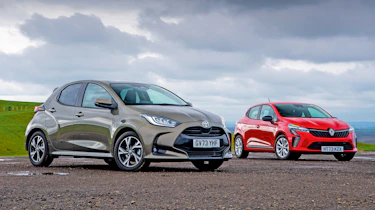 Toyota Yaris and Renault Clio