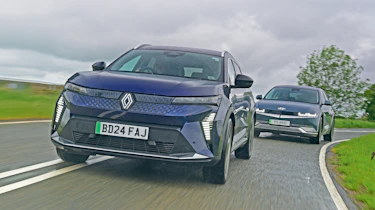 Renault Scenic and Hyundai Ioniq 5 - front cornering