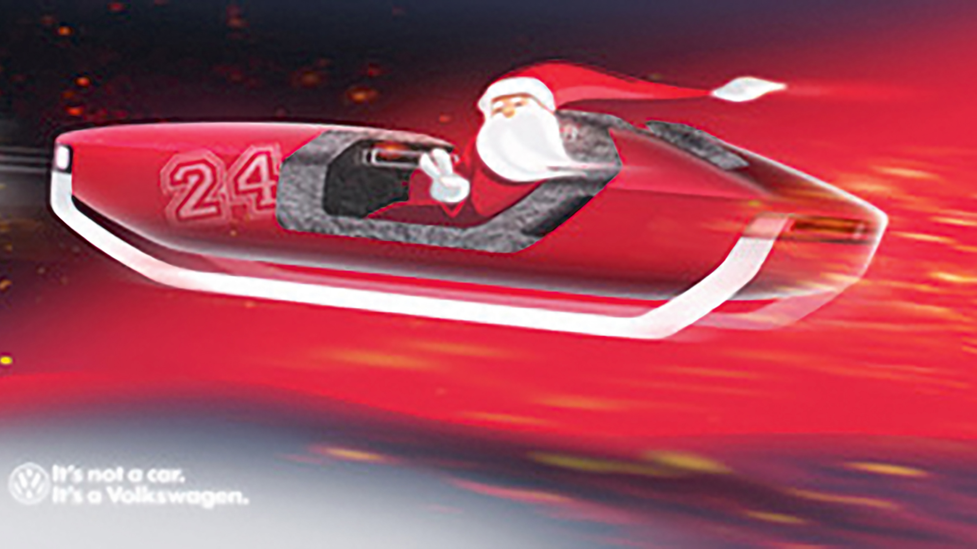 Sci-fi Santa's sleigh