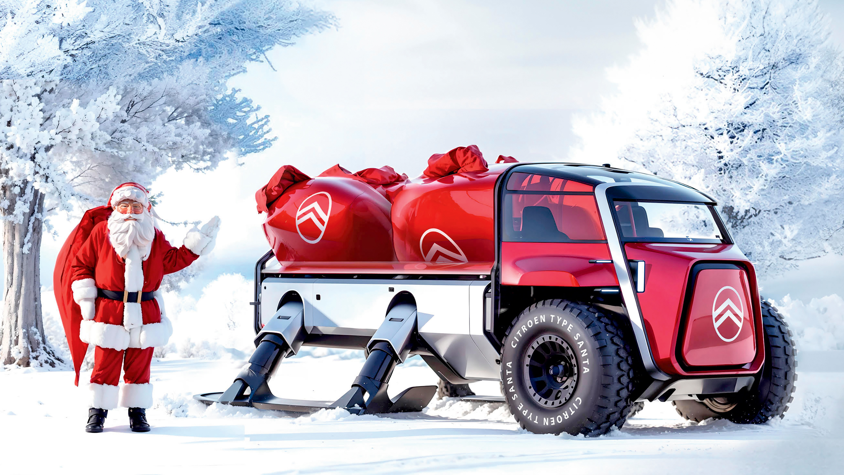 Citroen Santa's sleigh