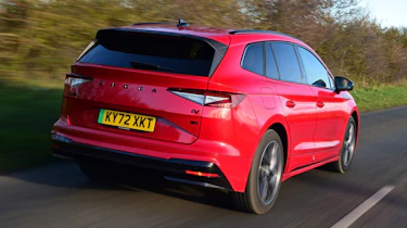 Used Skoda Enyaq - rear action