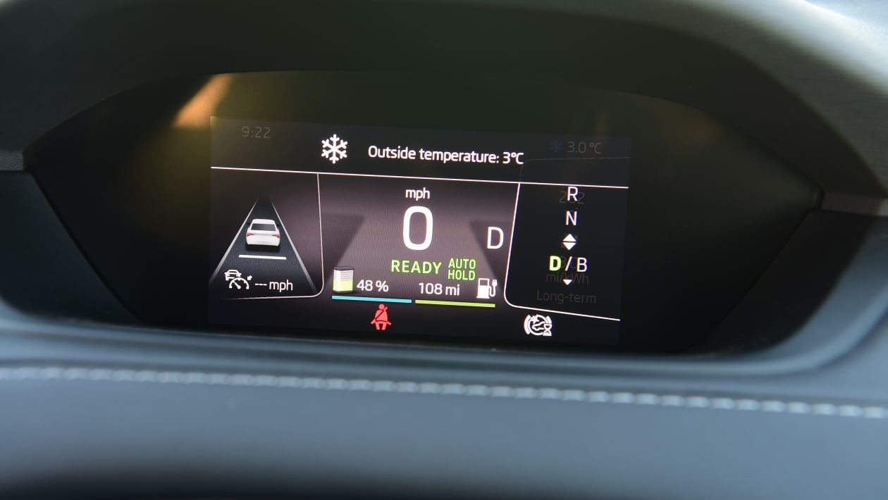 Used Skoda Enyaq - dials