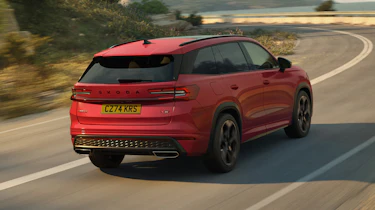 Skoda Kodiaq vRS - rear tracking