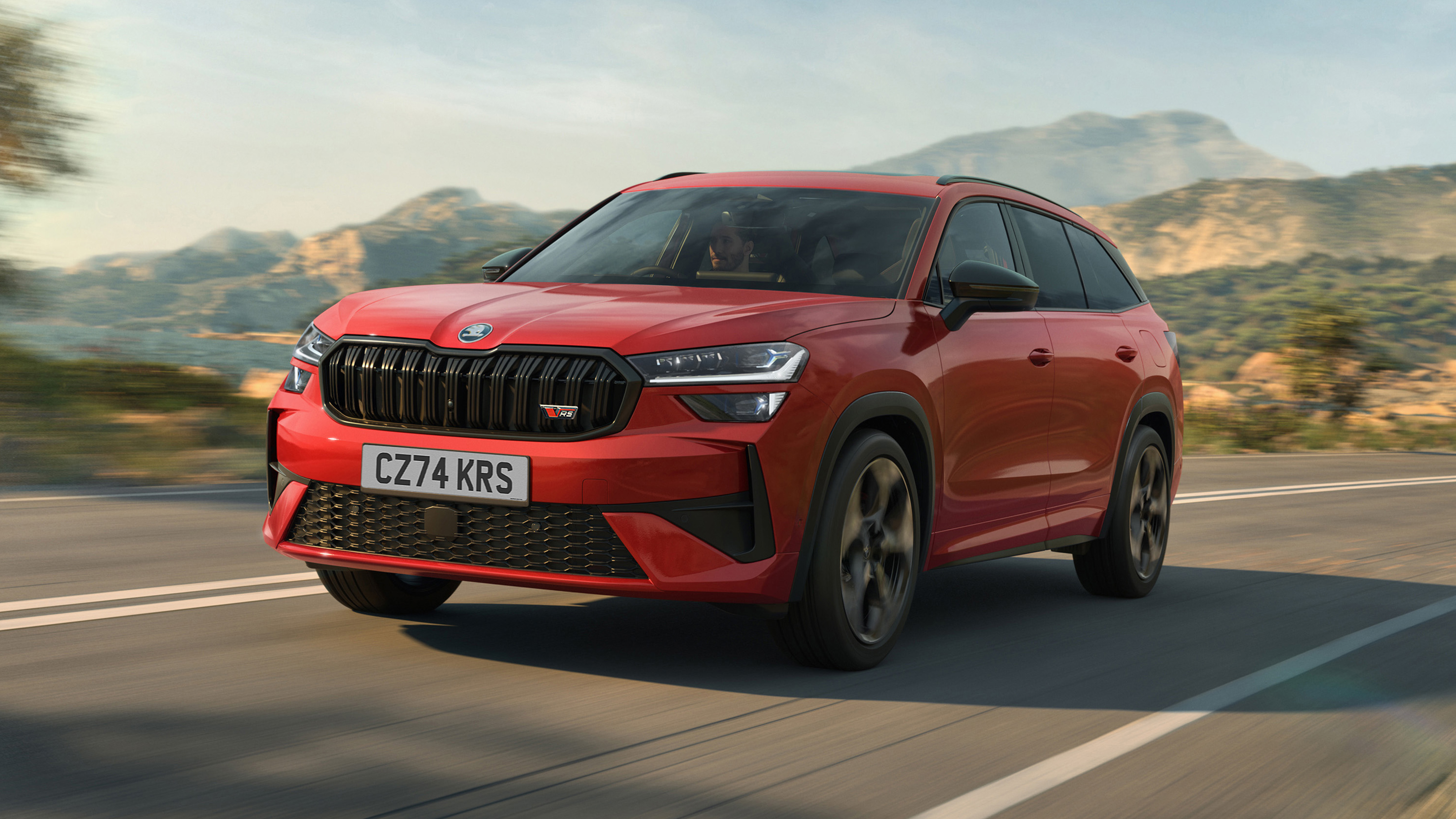Skoda Kodiaq vRS - front tracking