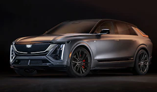 2026 Cadillac Lyriq-V - front 3/4 studio