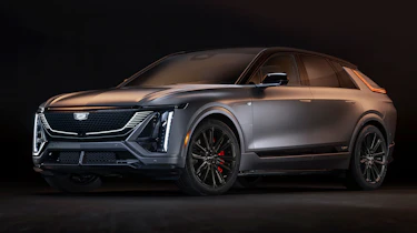 2026 Cadillac Lyriq-V - front 3/4 studio