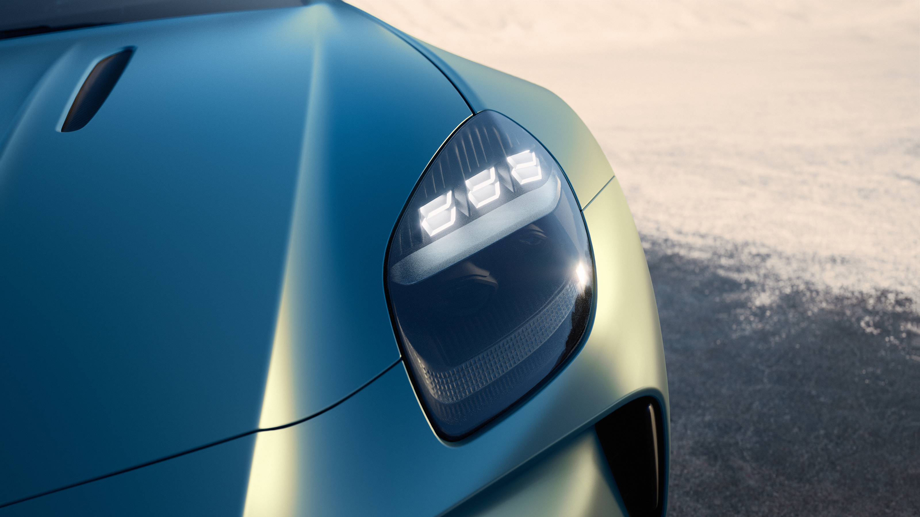 Aston Martin Vantage Roadster lights