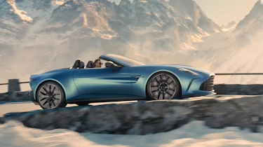 Aston Martin Vantage Roadster driving