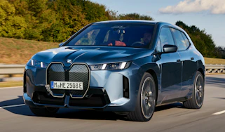 BMW IX facelift - front