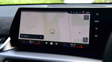 BMW iX2 - sat-nav screen