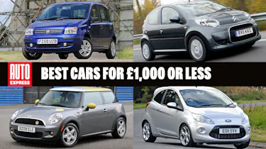 Best cars for £1,000 or less - header image