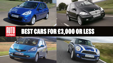 Best cars for £3,000 or less - header image