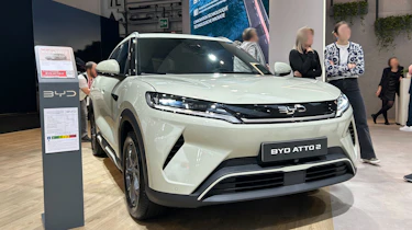 BYD Atto 2 at the 2025 Brussels Motor Show - front static