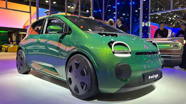 Renault Twingo at the 2025 Brussels Motor Show - front static