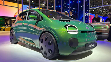 Renault Twingo at the 2025 Brussels Motor Show - front static