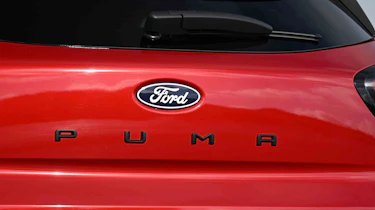 Ford Puma ST - 'Puma' tailgate badge detail