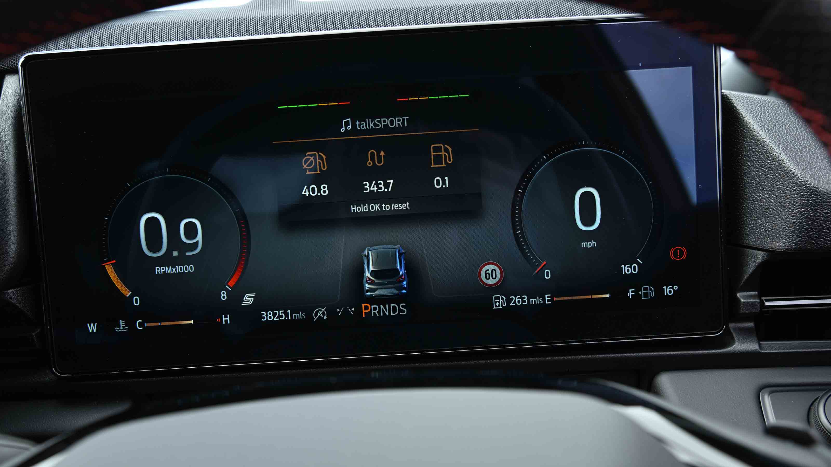 Ford Puma ST - digital instrument cluster