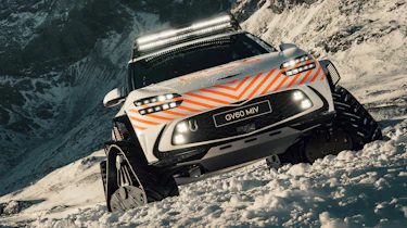 Genesis GV60 Mountain Intervention Vehicle Concept - front tracking